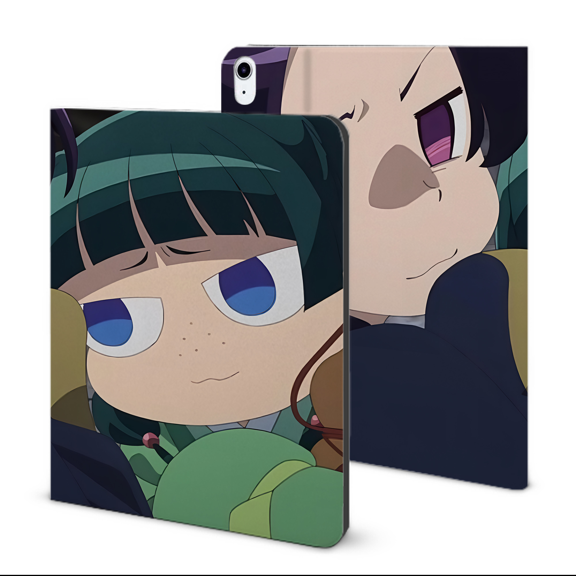 （画像用） 薬屋のひとりごと The Apothecary Diaries IPad ケース ブック型 PUレザー TPU 耐衝撃 軽量 薄型 ペン収納なし 全面保護 IPad 各モデル対応